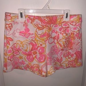 Lilly Pulitzer shorts. Size 4 juniors. Worn twice